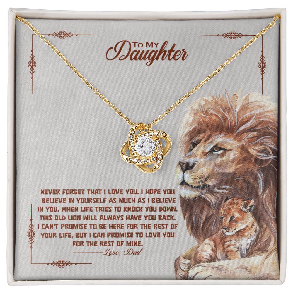 Love Knot Neckless - To My Daughter