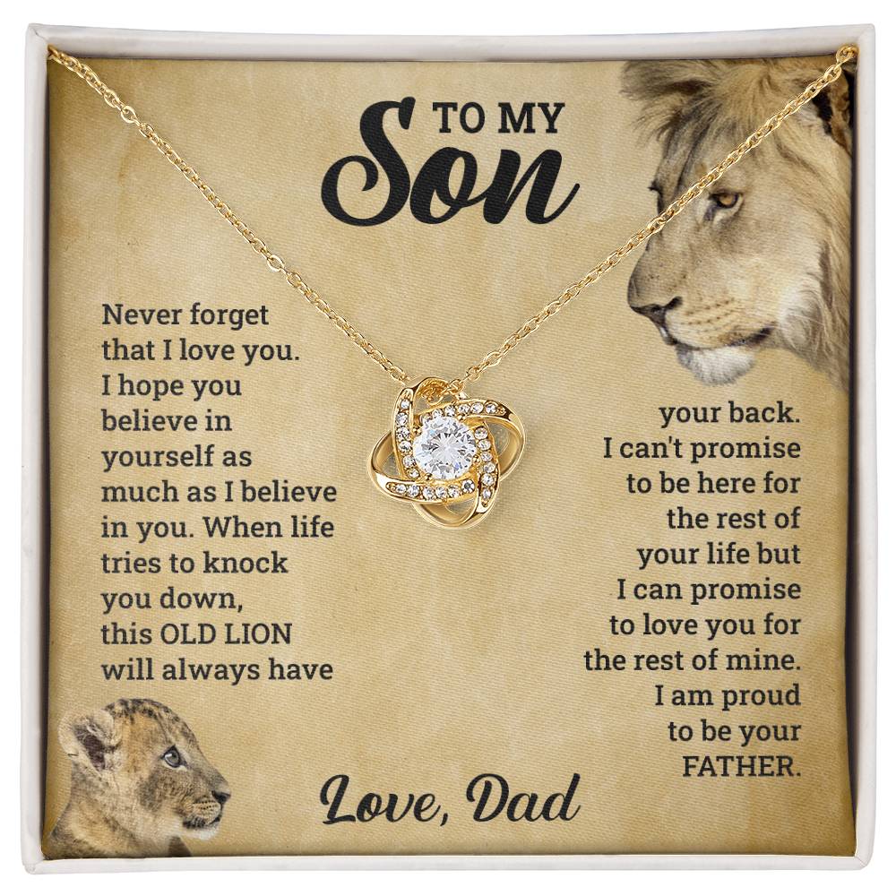 Love Knot Neckless - To My Son