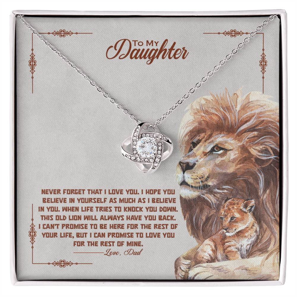 Love Knot Neckless - To My Daughter
