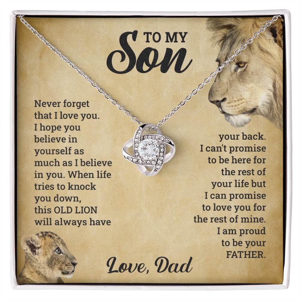 Love Knot Neckless - To My Son