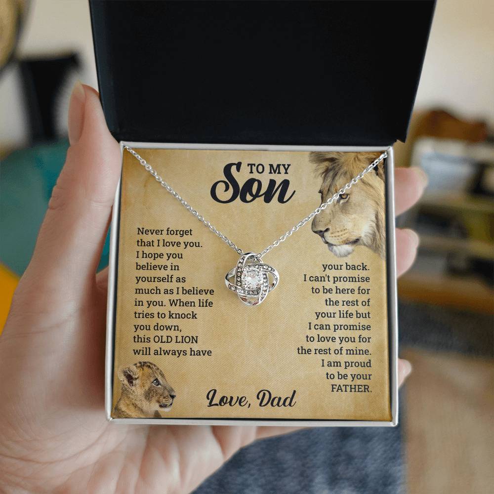 Love Knot Neckless - To My Son