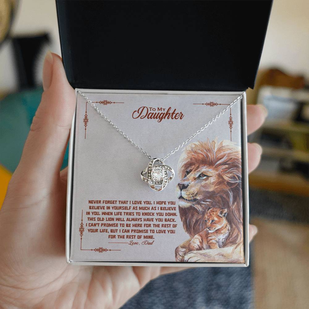 Love Knot Neckless - To My Daughter