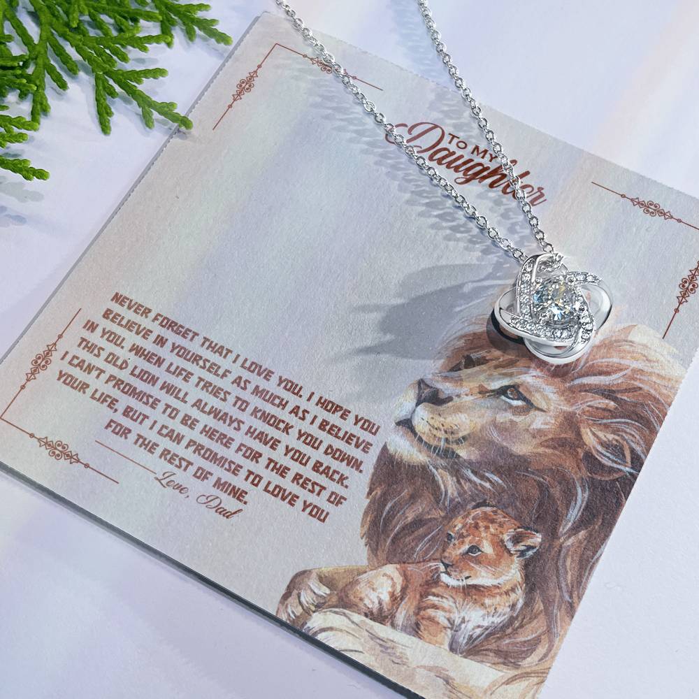 Love Knot Neckless - To My Daughter