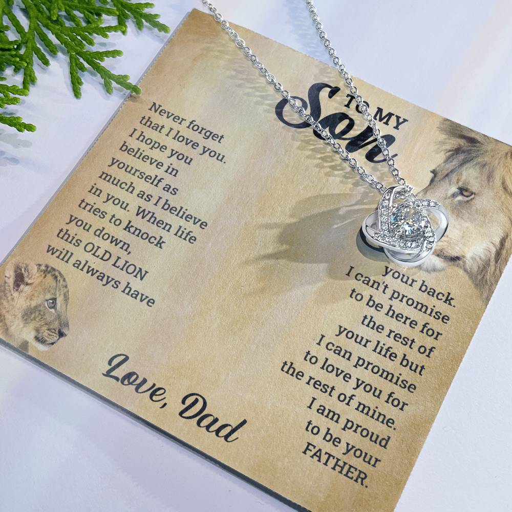 Love Knot Neckless - To My Son