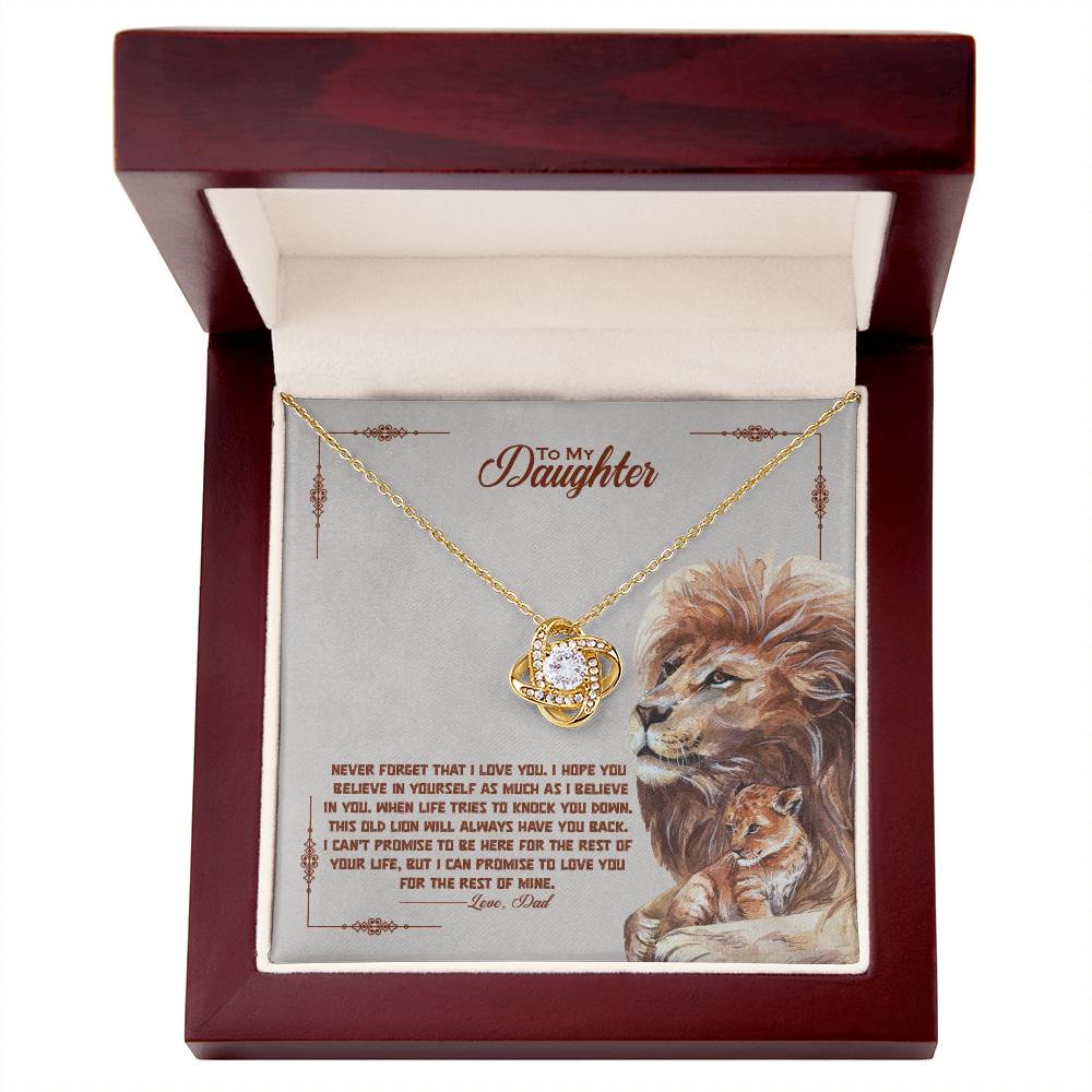 Love Knot Neckless - To My Daughter