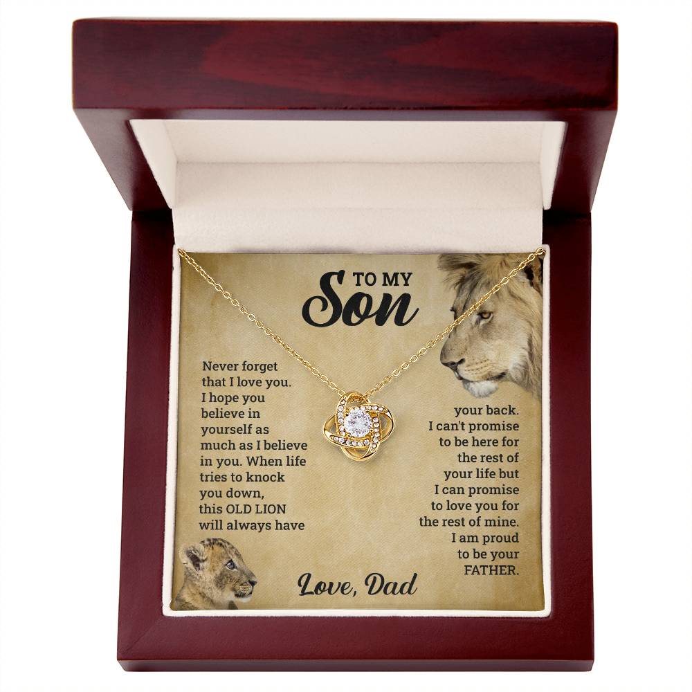 Love Knot Neckless - To My Son