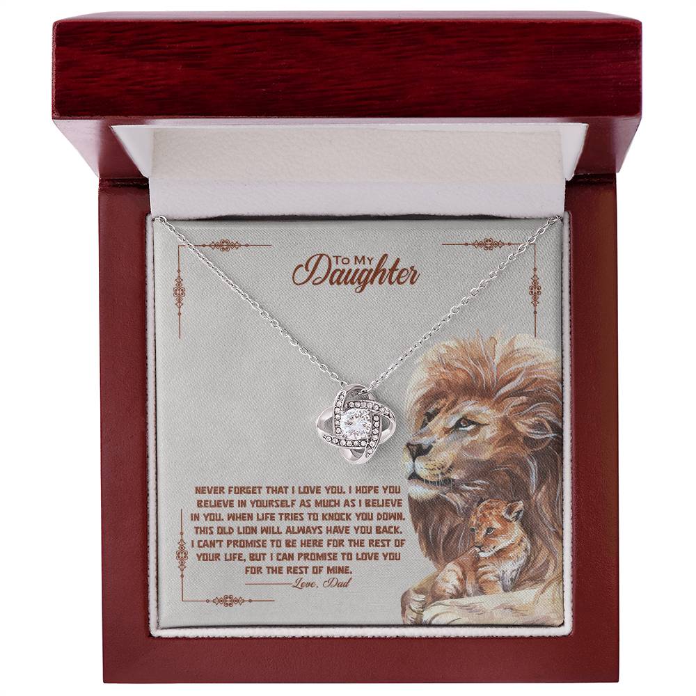 Love Knot Neckless - To My Daughter