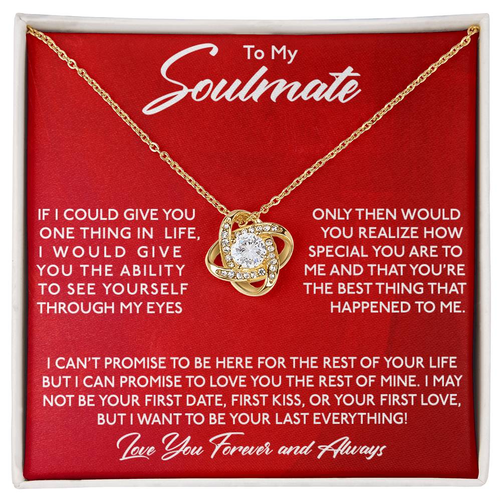 Love Knot Neckless -  To My Soulmate