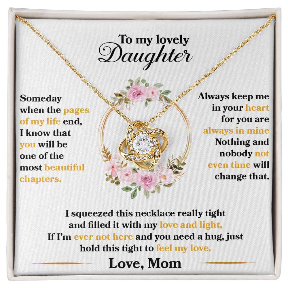 Love Knot Neckless - To My Daughter