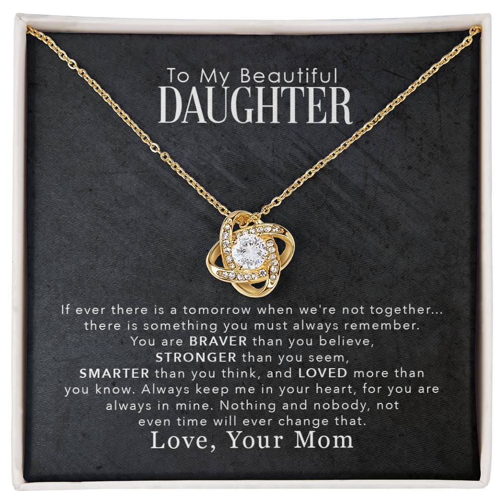Love Knot Neckless - To My Daughter