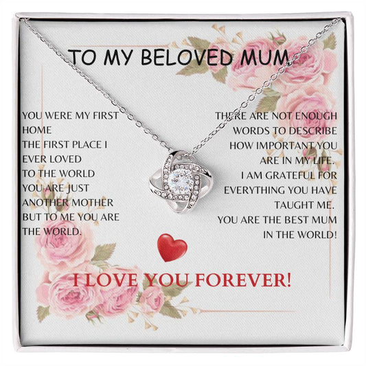 Love Knot Neckless - To My Mum
